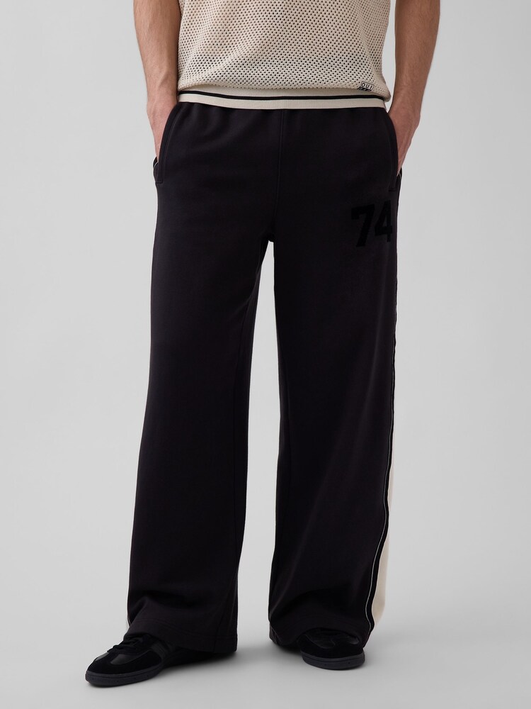 Gap x OuiGap Black Heavyweight French Terry Joggers - Image 1 of 5 Gap x OuiGap Black Heavyweight French Terry Joggers - Image 1 of 5