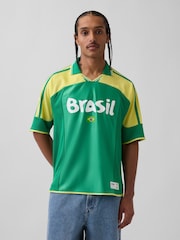 Green Brazil - Gap FIFA WORLD CUP™ Oversized Football Jersey T-Shirt - Bild 1 von 5