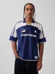 Marineblau Frankreich - Gap FIFA WORLD CUP™ Oversized Football Jersey T-Shirt - Bild 1 von 5