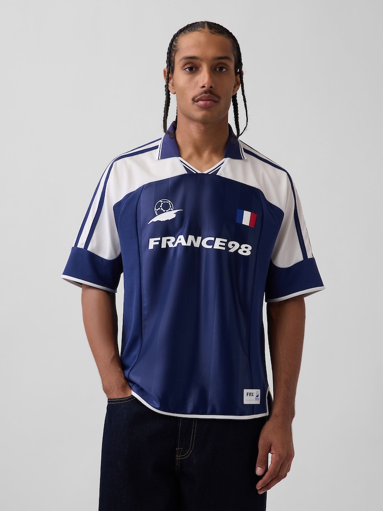 Marineblau Frankreich - Gap FIFA WORLD CUP™ Oversized Football Jersey T-Shirt - Bild 1 von 5