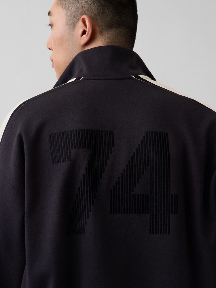 Gap x OuiGap Black Heavyweight French Terry Jacket - Image 5 of 5