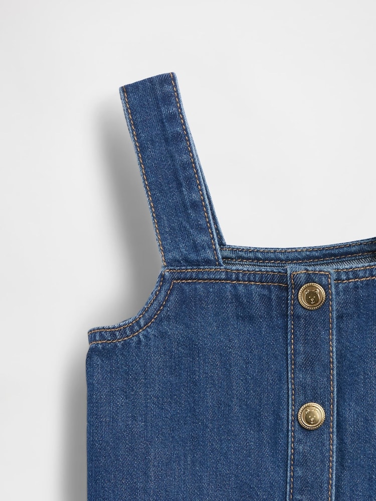 Gap Medium Wash Denim Shell Vest (6mths-5yrs) - Image 4 of 4