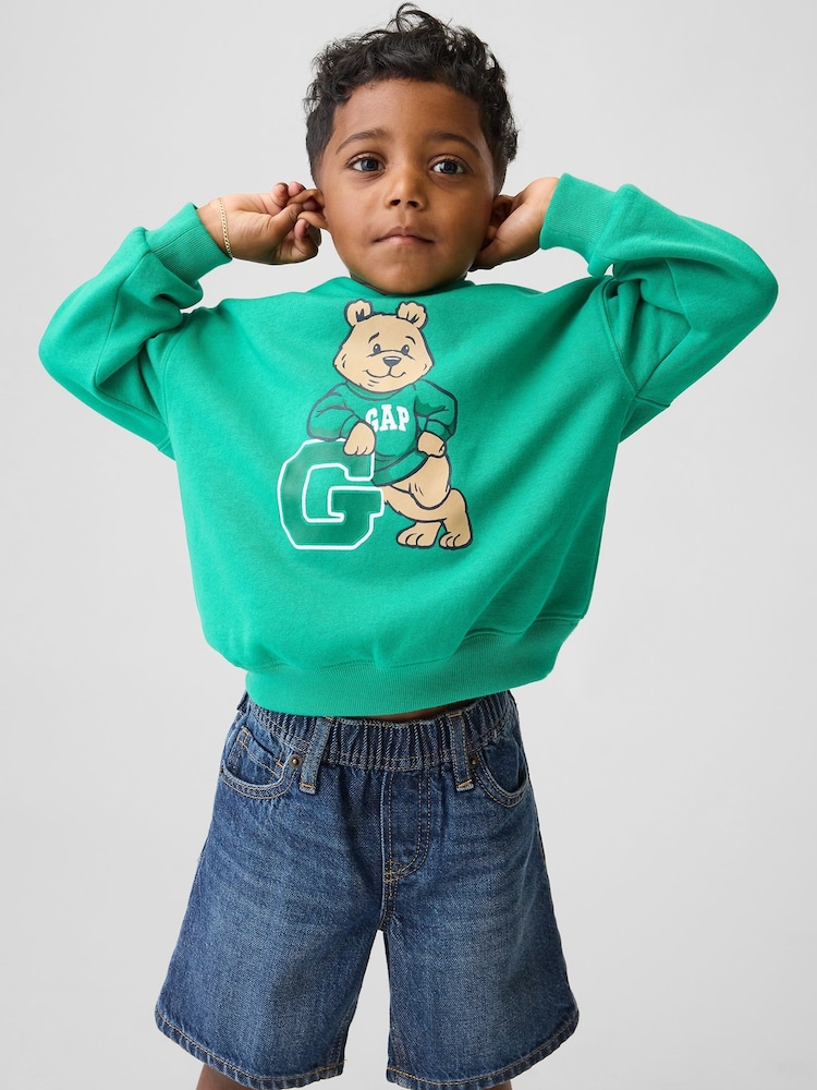 Gap Green VintageSoft Relaxed Hoodie (12mths-5yrs) - Image 1 of 4 Gap Green VintageSoft Relaxed Hoodie (12mths-5yrs) - Image 1 of 4