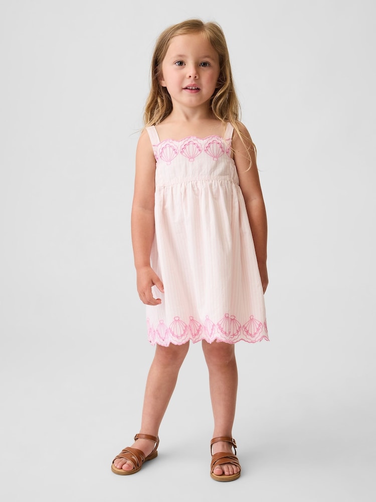 Gap Pink Eyelet Shell Dress (6mths-5yrs) - Image 1 of 4 Gap Pink Eyelet Shell Dress (6mths-5yrs) - Image 1 of 4