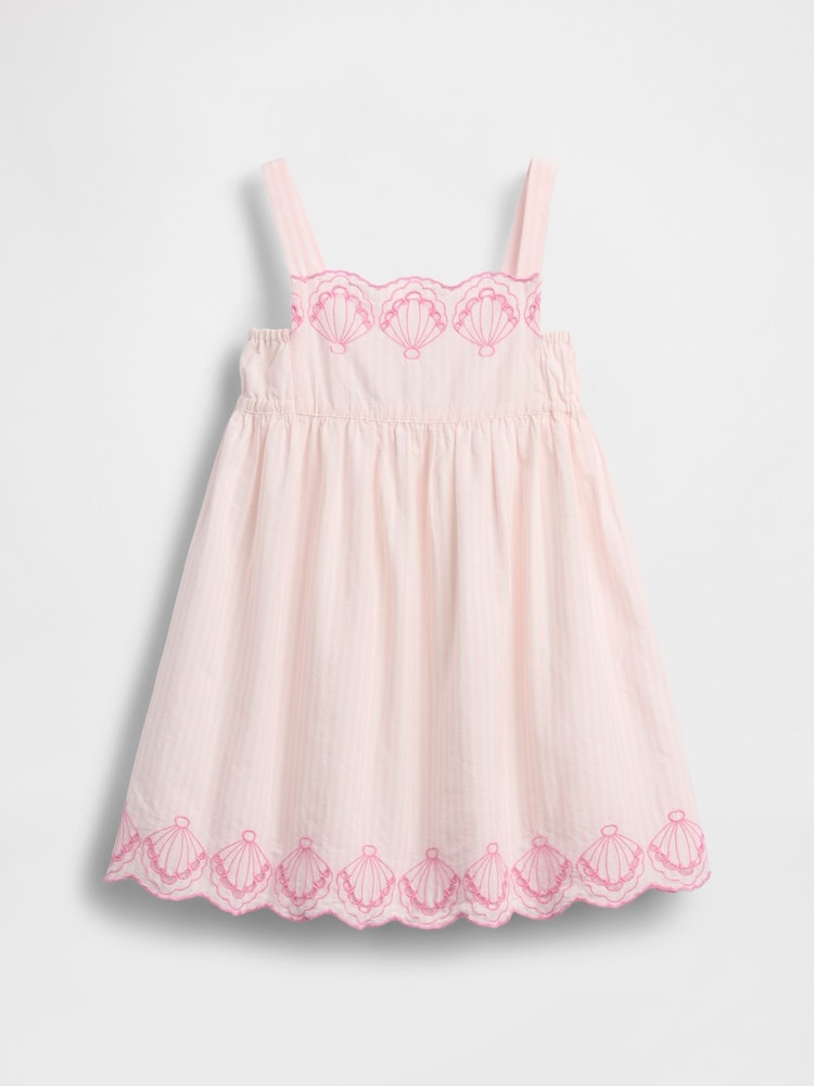 Gap Pink Eyelet Shell Dress (6mths-5yrs) - Image 2 of 4 Gap Pink Eyelet Shell Dress (6mths-5yrs) - Image 2 of 4