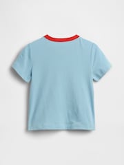 Gap Blue Graphic Short Sleeve T-Shirt (6mths-5yrs) - Image 2 of 2