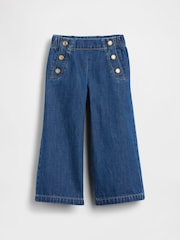 Gap Medium Wash Sailor Pull On Baggy Jeans (6mths-5yrs) - Image 1 of 3