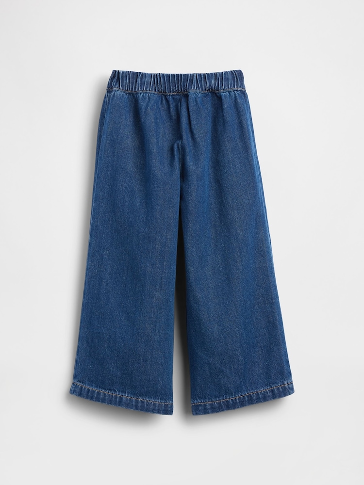 Gap Medium Wash Sailor Pull On Baggy Jeans (6mths-5yrs) - Image 2 of 3