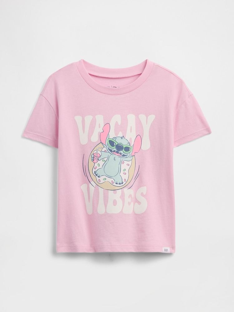 Lyserød Stitch - Gap Disney Graphic T-shirt (6mdr.-5år) - Billede 1 af 3 Lyserød Stitch - Gap Disney Graphic T-shirt (6mdr.-5år) - Billede 1 af 3