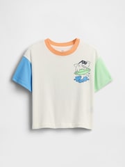 Gap White Oversized Graphic T-Shirt (6mths-5yrs) - Image 1 of 2