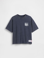 Gap Navy USA FIFA WORLD CUP™ Graphic Short Sleeve T-Shirt (4-13yrs) - Image 1 of 3