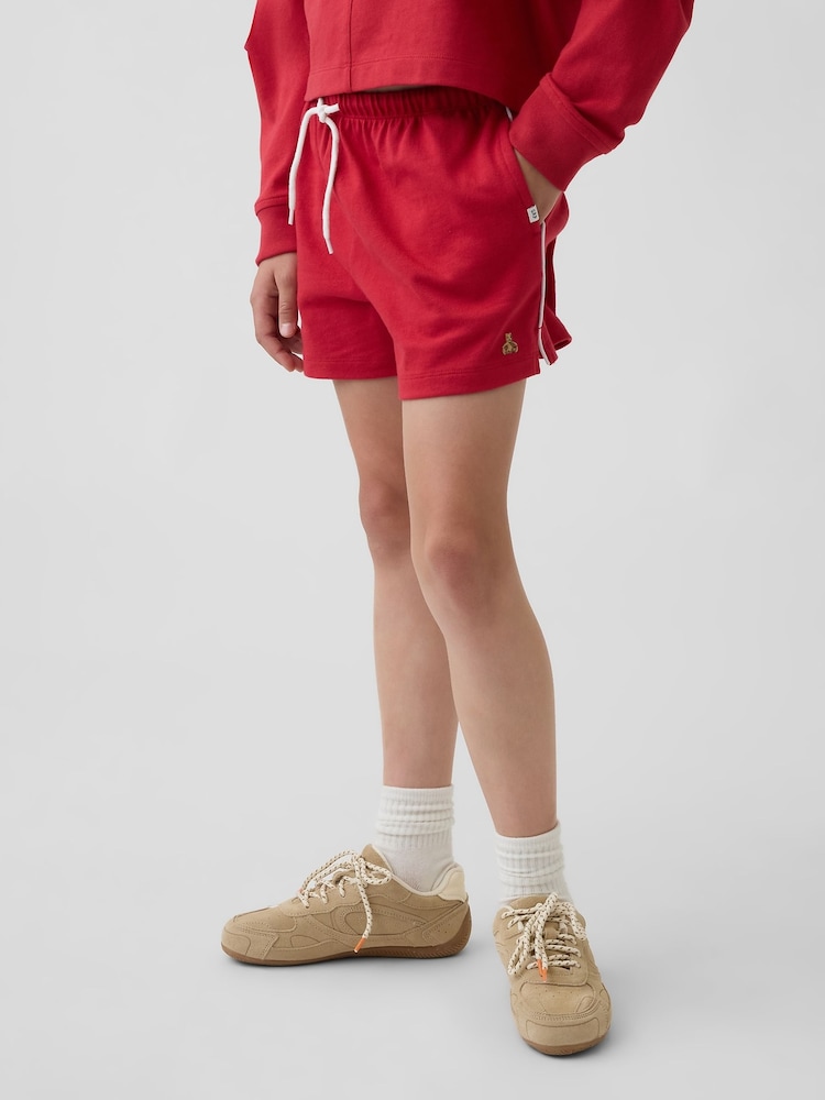 Gap Red Relaxed Easy Shorts (4-13yrs) - Image 1 of 6 Gap Red Relaxed Easy Shorts (4-13yrs) - Image 1 of 6