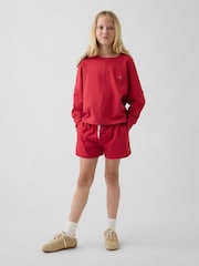 Gap Red Relaxed Easy Shorts (4-13yrs) - Image 3 of 6