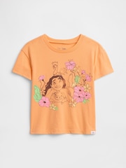 Orange Moana - Gap Disney Graphic T-shirt (6mdr.-5år) - Billede 1 af 3