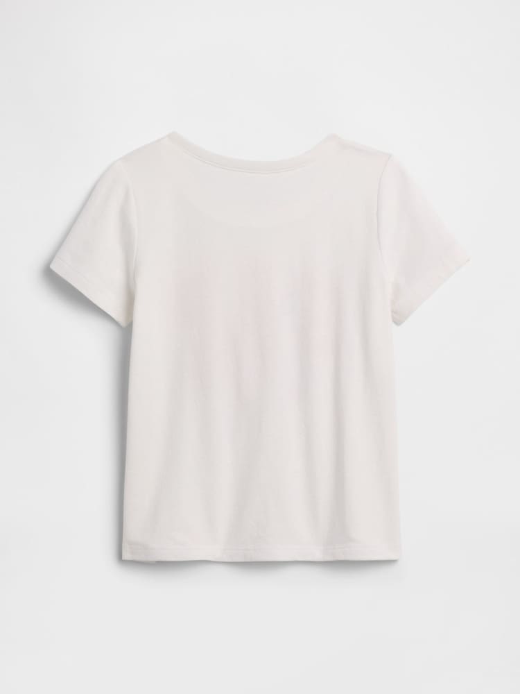 Gap White Logo Short Sleeve T-Shirt (6mths-5yrs) - Image 2 of 3