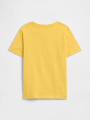 Gap Yellow Winnie the Pooh Disney Logo Short Sleeve T-shirt (6mths-5yrs) - Image 2 of 3