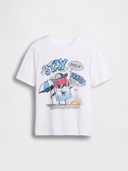 White Ice Lolly Graphic Short Sleeve T-Shirt (4-13yrs) - Image 1 of 3
