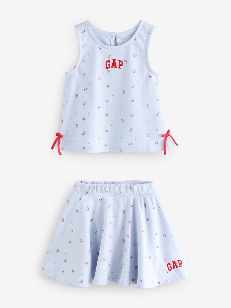 Floral azul - Gap VintageSoft Bow Skort Set (6mths-5yrs) - Imagen 1 de 4 Floral azul - Gap VintageSoft Bow Skort Set (6mths-5yrs) - Imagen 1 de 4