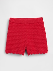Rojo - Gap Crochet Scalloped Pull On Shorts (6mths-5yrs) - Imagen 2 de 4