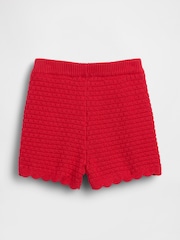 Rojo - Gap Crochet Scalloped Pull On Shorts (6mths-5yrs) - Imagen 3 de 4