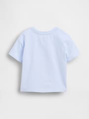 Bleu - Ariel - T-shirt Gap graphique à manches courtes (6mois5ans) - Image 3 de 4