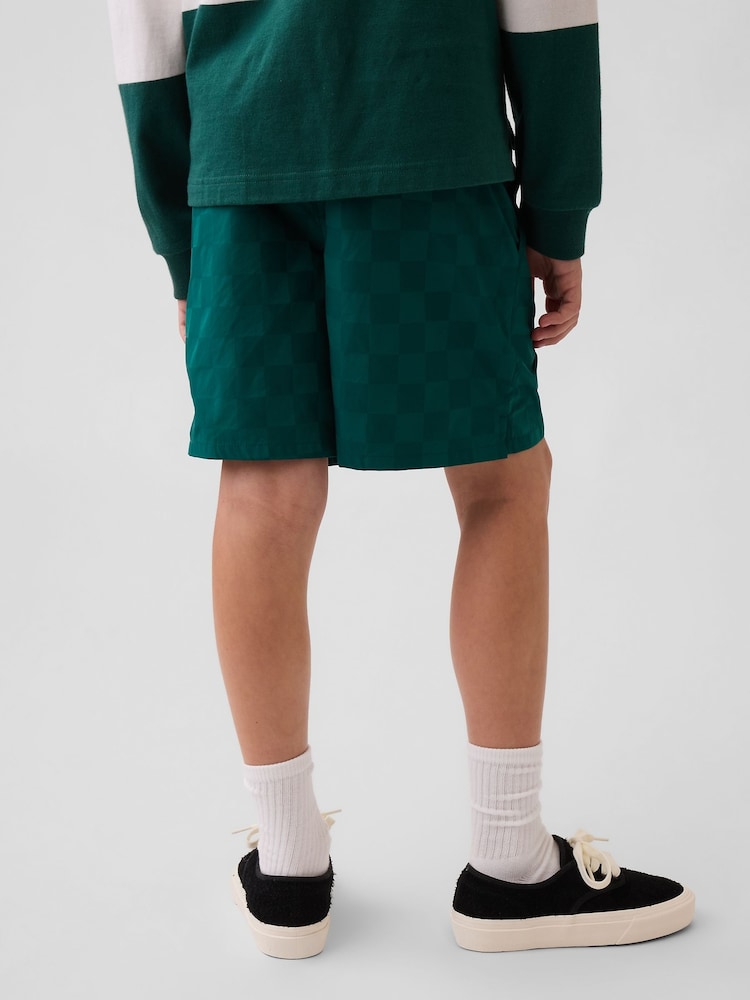 Gap Green Relaxed Quick-Dry Shorts (4-13yrs) - Image 2 of 5 Gap Green Relaxed Quick-Dry Shorts (4-13yrs) - Image 2 of 5