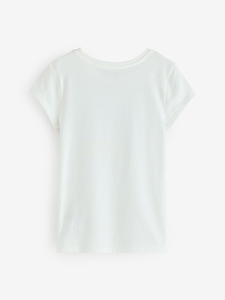 Blanc citron - Gap T-shirt graphique à manches courtes (4-13 ans) - Image 2 de 4