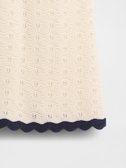 Gap Cream Crochet Vest Dress (2-5yrs) - Image 4 of 4