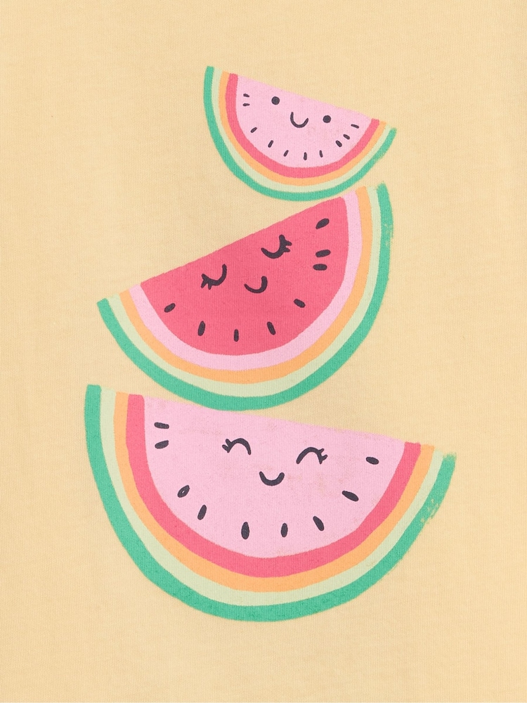 Gap Yellow Watermelon Graphic Short Sleeve T-Shirt (6mths-5yrs) - Image 3 of 3 Gap Yellow Watermelon Graphic Short Sleeve T-Shirt (6mths-5yrs) - Image 3 of 3