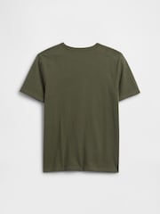 Gap Kahki Green Graphic Short Sleeve T-Shirt (4-13yrs) - Image 2 of 3