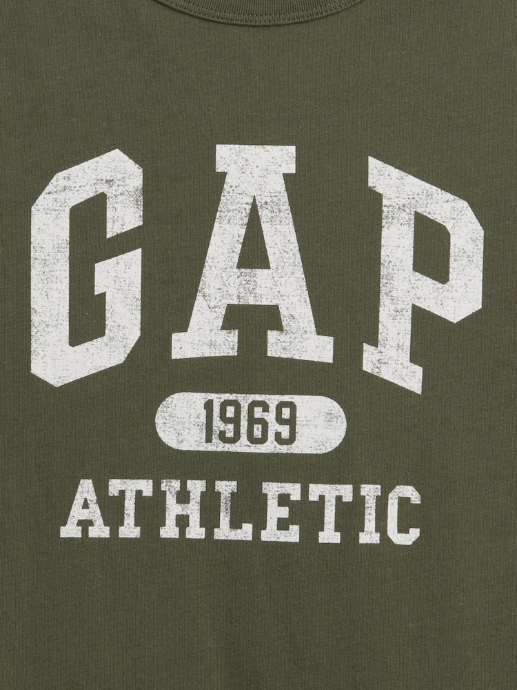 Gap Kahki Green Graphic Short Sleeve T-Shirt (4-13yrs) - Image 3 of 3