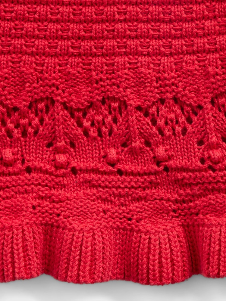 Rojo - Gap Crochet Scalloped Vest (6mths-5yrs) - Imagen 4 de 4