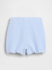 Azul - Gap Crochet Scalloped Pull On Shorts (6mths-5yrs) - Imagen 3 de 4