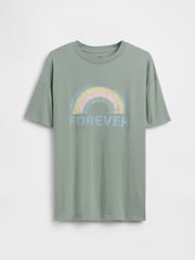 Gap Green Oversized Graphic Short Sleeve T-Shirt (4-13yrs) - Image 3 of 4