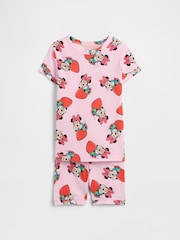 Gap Pink Disney Minnie Mouse pyjama Set (6mths-5yrs) - Image 1 of 3