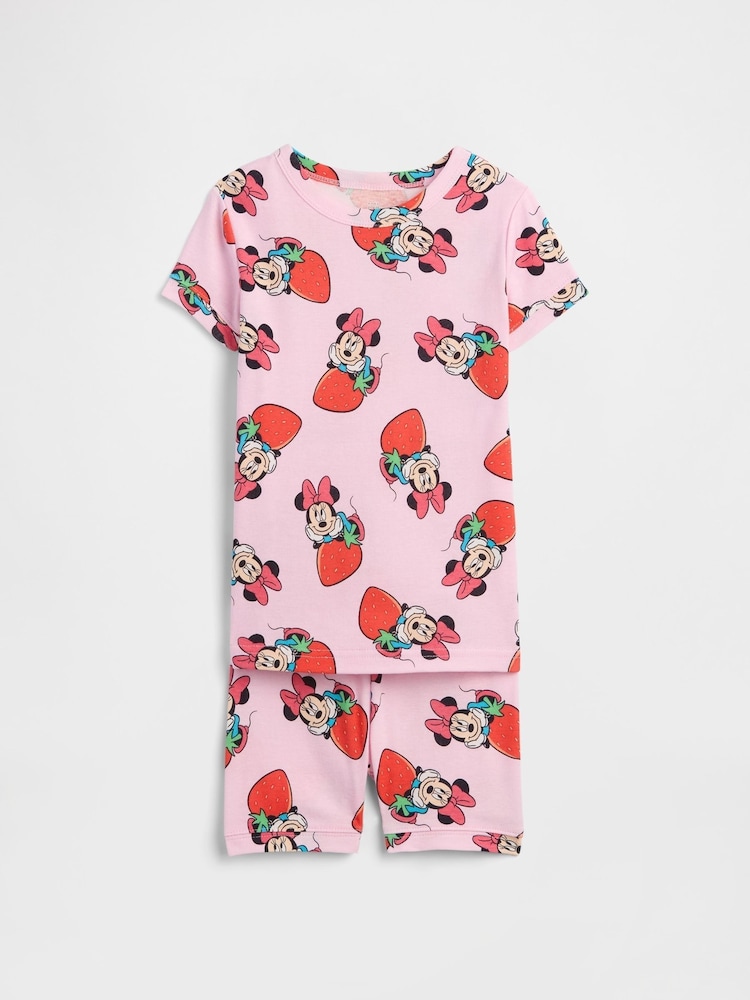 Gap Pink Disney Minnie Mouse pyjama Set (6mths-5yrs) - Image 1 of 3