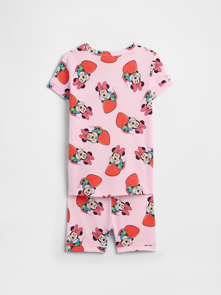 Gap Pink Disney Minnie Mouse pyjama Set (6mths-5yrs) - Image 2 of 3