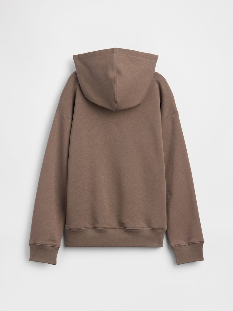 Gap Brown Relaxed Gap Logo Hoodie (4-13yrs) - Image 2 of 2