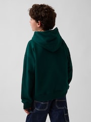 Gap Green VintageSoft Relaxed Brannan Bear Logo Hoodie (4-13yrs) - Image 2 of 5
