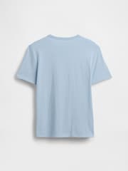 Gap Light Blue Graphic Short Sleeve T-Shirt (4-13yrs) - Image 2 of 3