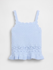 Azul - Gap Crochet Scalloped Vest (6mths-5yrs) - Imagen 2 de 4