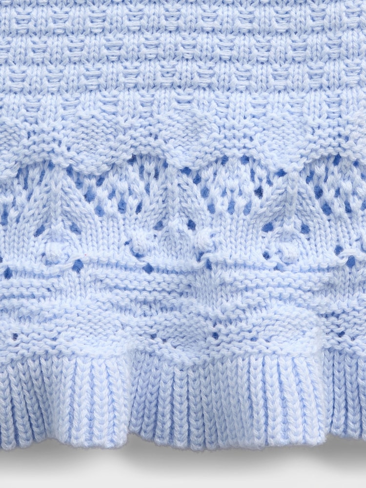 Azul - Gap Crochet Scalloped Vest (6mths-5yrs) - Imagen 4 de 4