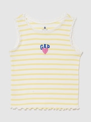Amarillo - Gap Graphic Logo Rib Vest (6mths-5yrs) - Imagen 1 de 3