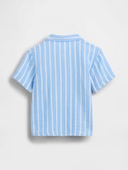 Raya azul - Gap Gauze Print Polo Shirt (6mths-5yrs) - Imagen 3 de 4