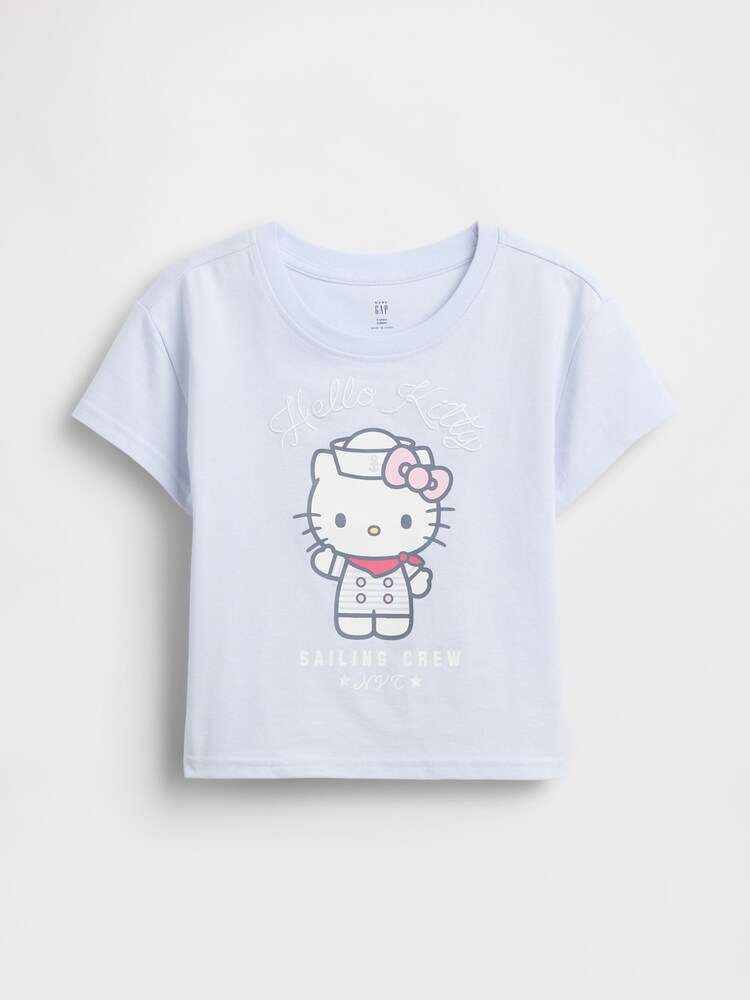 Gap Blue Hello Kitty Graphic Short Sleeve T-Shirt (6mths-5yrs) - Image 2 of 3 Gap Blue Hello Kitty Graphic Short Sleeve T-Shirt (6mths-5yrs) - Image 2 of 3