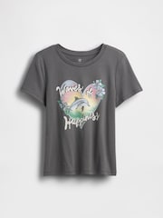 Grey Dolphin - Camiseta de manga corta con gráfico (4-13años) de Gap - Imagen 2 de 4