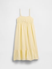 Gap Yellow Gauze Midi Dress (4-13yrs) - Image 3 of 5