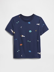 Gap Navy Space Pocket Short Sleeve T-Shirt (6mths-5yrs) - Image 1 of 3