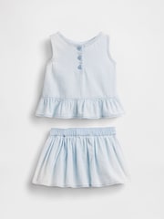 Gap Blue Denim Bow Outfit Set (0-24mths) - Image 2 of 3