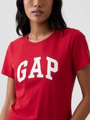 Gap Red Logo Short Sleeve T-Shirt - Image 4 of 5